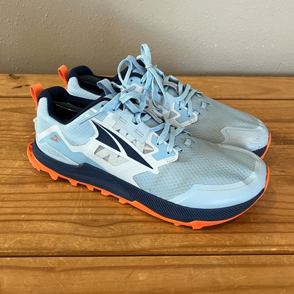 Altra Lone Peak 7 Women’s size 9 Blue and Orange - Picture 2 of 10